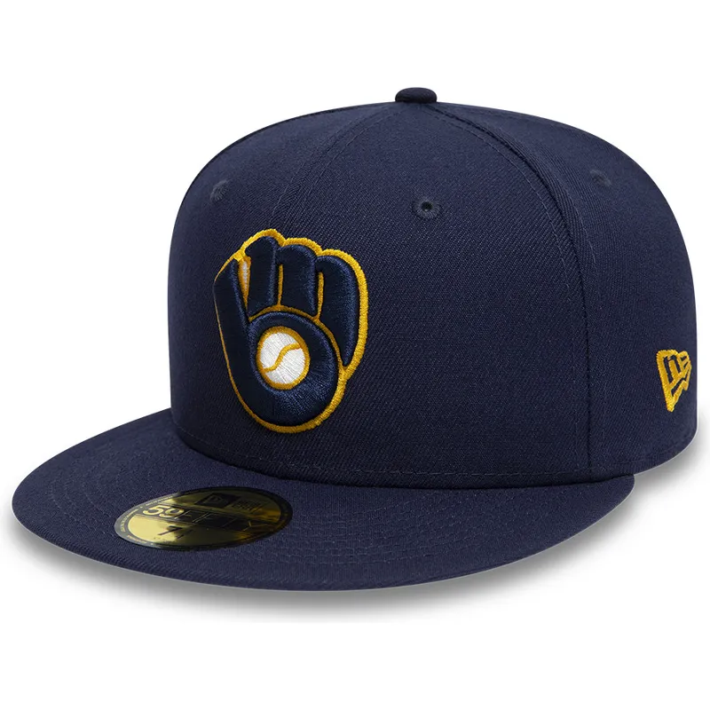 petten-plat-marineblauw-aangepast-59fifty-authentic-on-field-van-milwaukee-brewers-mlb-van-new-era