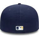 petten-plat-marineblauw-fitted-59fifty-authentic-on-field-van-milwaukee-brewers-mlb-van-new-era