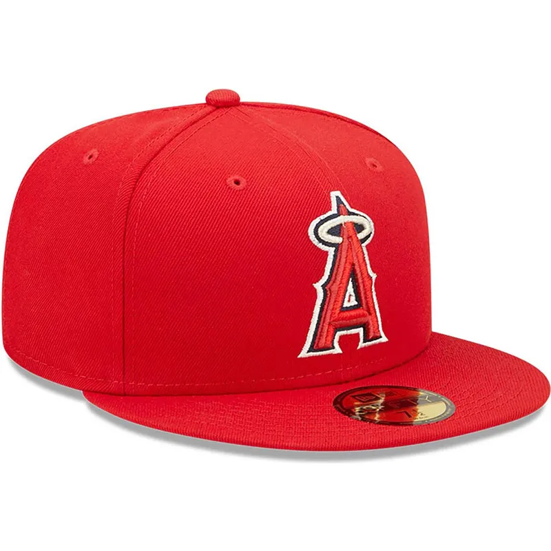 petten-plat-rood-aangepast-59fifty-authentic-on-field-van-los-angeles-angels-mlb-van-new-era