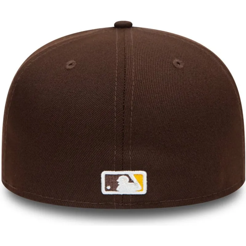 petten-plat-bruin-fitted-59fifty-authentic-on-field-van-san-diego-padres-mlb-van-new-era