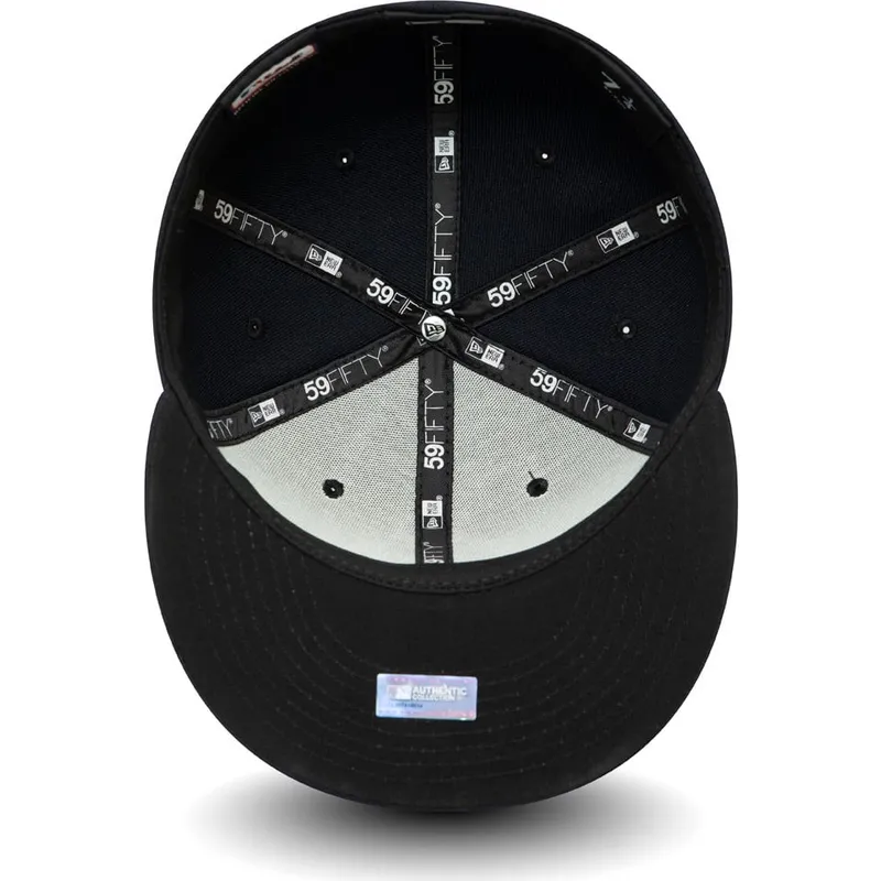 cappello-piatto-blu-marino-regolabile-59fifty-authentic-on-field-di-seattle-mariners-mlb-di-new-era
