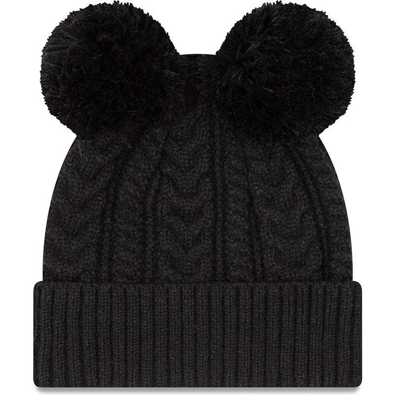 mutsen-pompon-zwart-cuff-double-van-new-york-yankees-mlb-van-new-era