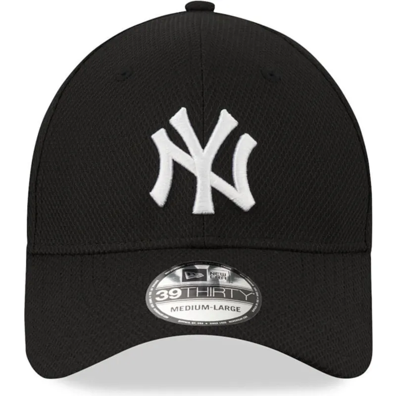 petten-gebogen-zwart-fitted-39thirty-diamond-era-van-new-york-yankees-mlb-van-new-era