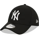 sort-justerbar-kurvet-kasket-9forty-diamond-era-fra-new-york-yankees-mlb-fra-new-era