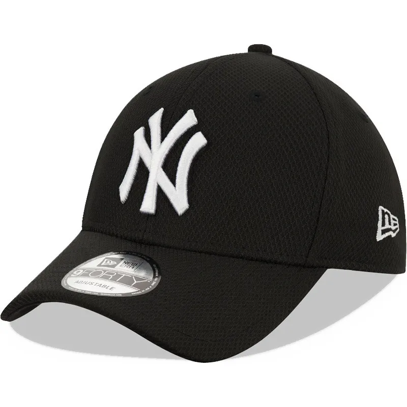 schwarze-verstellbare-gebogene-kappe-9forty-diamond-era-der-new-york-yankees-mlb-von-new-era