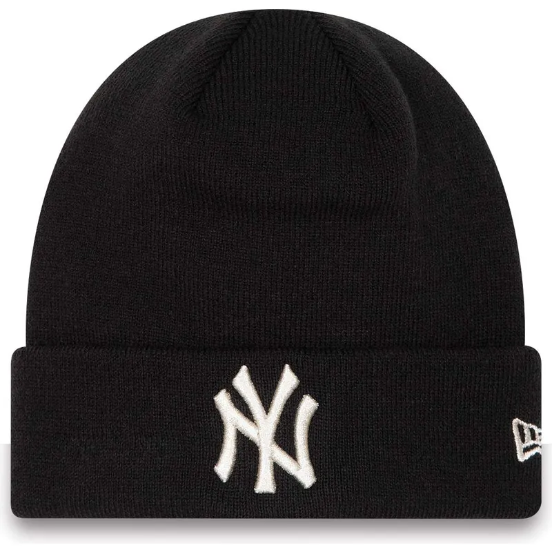 mutsen-zwart-cuff-metallic-van-new-york-yankees-mlb-van-new-era