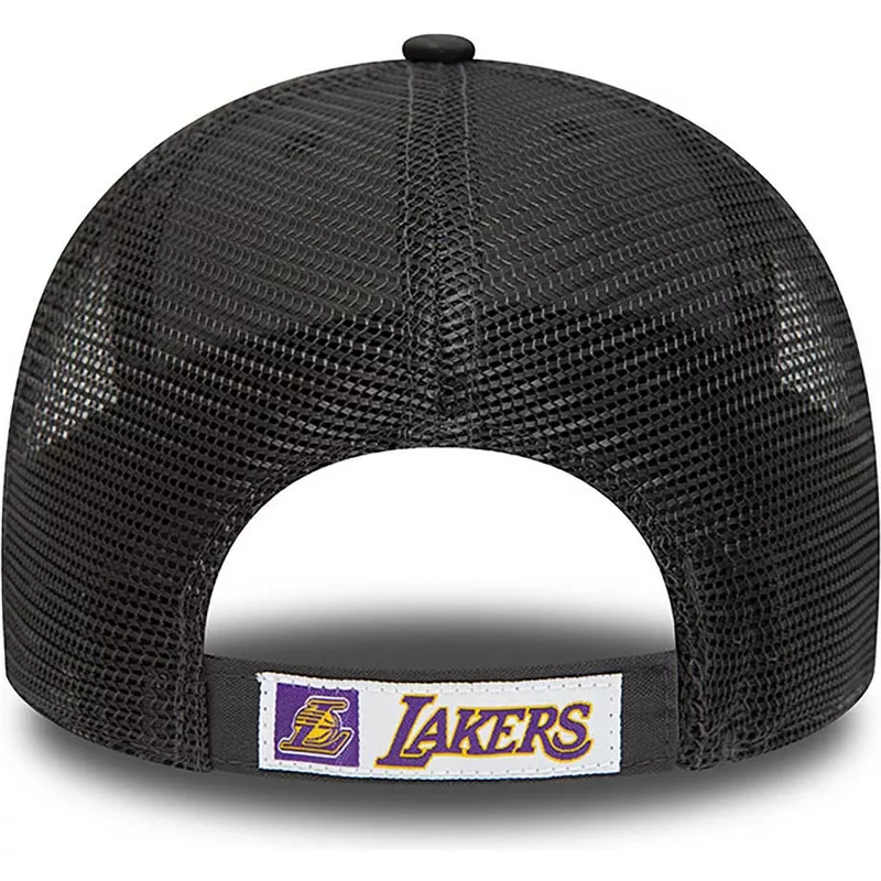 Casquette New Era réglable 9FORTY LA Lakers Repreve Gris - Basket Connection