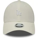 petten-gebogen-beige-verstelbaar-9forty-cord-mini-van-los-angeles-dodgers-mlb-van-new-era