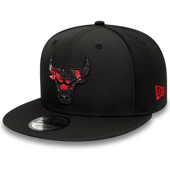 New Era NBA Chicago Bulls Black 9FIFTY Snapback Cap M-L