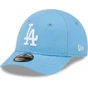 petten-gebogen-blauw-verstelbaar-voor-kinderen-9forty-league-essential-van-los-angeles-dodgers-mlb-van-new-era