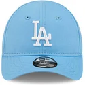 petten-gebogen-blauw-verstelbare-band-voor-kinderen-claro-pequeno-9forty-league-essential-van-los-angeles-dodgers-mlb-van-new-er