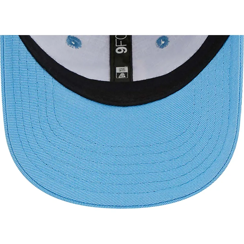 petten-gebogen-blauw-verstelbare-band-voor-kinderen-claro-pequeno-9forty-league-essential-van-los-angeles-dodgers-mlb-van-new-er