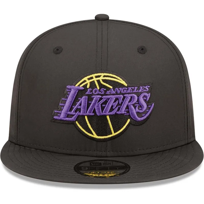 petten-plat-zwart-snapback-9fifty-neon-pack-van-los-angeles-lakers-nba-van-new-era