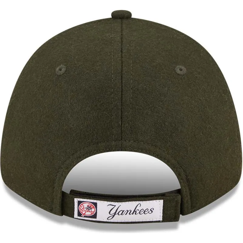 petten-gebogen-groen-verstelbare-band-9forty-the-league-melton-van-new-york-yankees-mlb-van-new-era