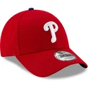 casquette-courbee-rouge-ajustable-9forty-league-philadelphia-phillies-mlb-new-era