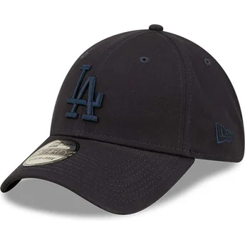 Czapka z daszkiem granatowa dopasowana z granatowym logo 39THIRTY League Essential Los Angeles Dodgers MLB od New Era