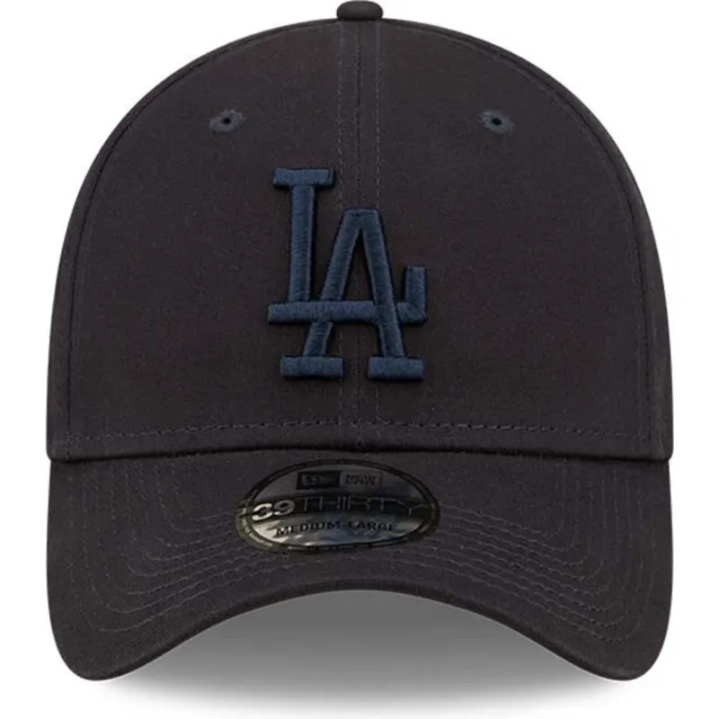 petten-gebogen-marineblauw-fitted-39thirty-league-essential-van-los-angeles-dodgers-mlb-van-new-era