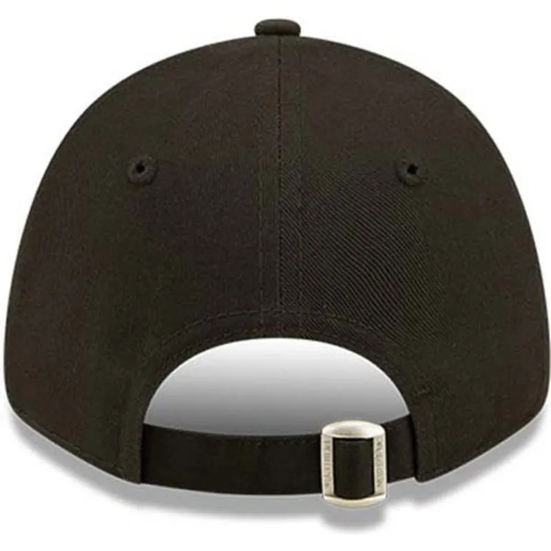 petten-gebogen-zwart-verstelbaar-voor-kinderen-dorado-9forty-league-essential-van-los-angeles-dodgers-mlb-van-new-era