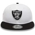petten-plat-wit-snapback-9fifty-crown-patches-super-bowl-xv-van-las-vegas-raiders-nfl-van-new-era