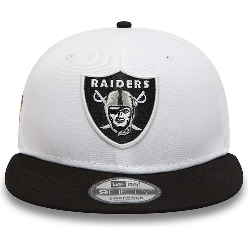 petten-plat-wit-snapback-9fifty-crown-patches-super-bowl-xv-van-las-vegas-raiders-nfl-van-new-era