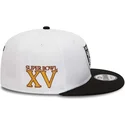 petten-plat-wit-snapback-9fifty-crown-patches-super-bowl-xv-van-las-vegas-raiders-nfl-van-new-era
