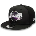 petten-plat-zwart-snapback-9fifty-print-infill-van-los-angeles-lakers-nba-van-new-era