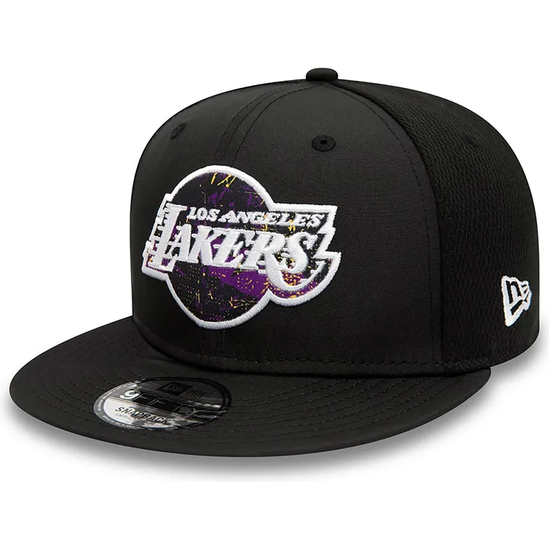 petten-plat-zwart-snapback-9fifty-print-infill-van-los-angeles-lakers-nba-van-new-era