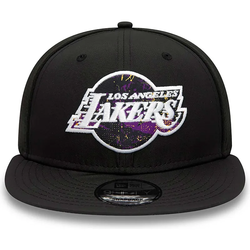 petten-plat-zwart-snapback-9fifty-print-infill-van-los-angeles-lakers-nba-van-new-era