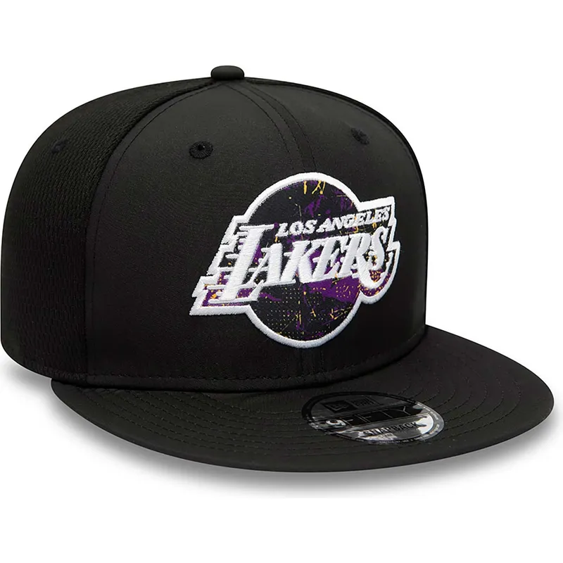 petten-plat-zwart-snapback-9fifty-print-infill-van-los-angeles-lakers-nba-van-new-era
