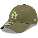 petten-gebogen-groen-verstelbaar-voor-kinderen-9forty-league-essential-van-los-angeles-dodgers-mlb-van-new-era