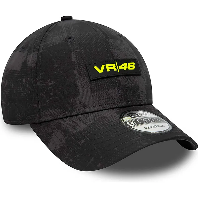 petten-gebogen-zwart-verstelbare-band-valentino-rossi-vr46-9forty-all-over-print-van-valentino-rossi-vr46-motogp-van-new-era