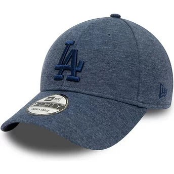 Gorra curva azul marino ajustable con logo azul marino 9FORTY Tonal Jersey de Los Angeles Dodgers MLB de New Era