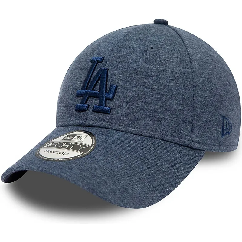 petten-gebogen-marineblauw-verstelbare-band-9forty-tonal-jersey-van-los-angeles-dodgers-mlb-van-new-era