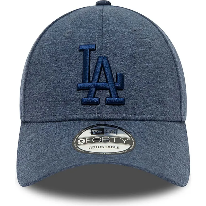 petten-gebogen-marineblauw-verstelbare-band-9forty-tonal-jersey-van-los-angeles-dodgers-mlb-van-new-era