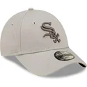 petten-gebogen-beige-verstelbaar-voor-kinderen-9forty-league-essential-van-chicago-white-sox-mlb-van-new-era
