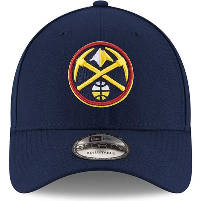 petten-gebogen-marineblauw-verstelbaar-9forty-the-league-van-denver-nuggets-nba-van-new-era