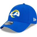 casquette-courbee-bleue-ajustable-9forty-the-league-los-angeles-rams-nfl-new-era