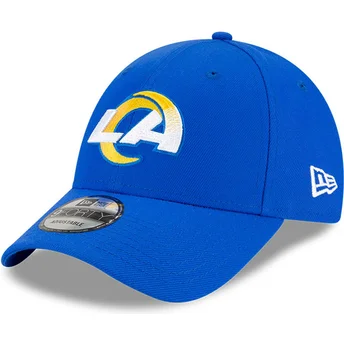 Casquette courbée bleue ajustable 9FORTY The League Los Angeles Rams NFL New Era