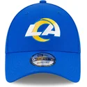 casquette-courbee-bleue-ajustable-9forty-the-league-los-angeles-rams-nfl-new-era