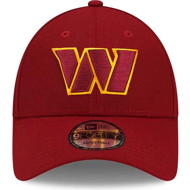 petten-gebogen-rood-verstelbaar-9forty-the-league-van-washington-commanders-nfl-van-new-era