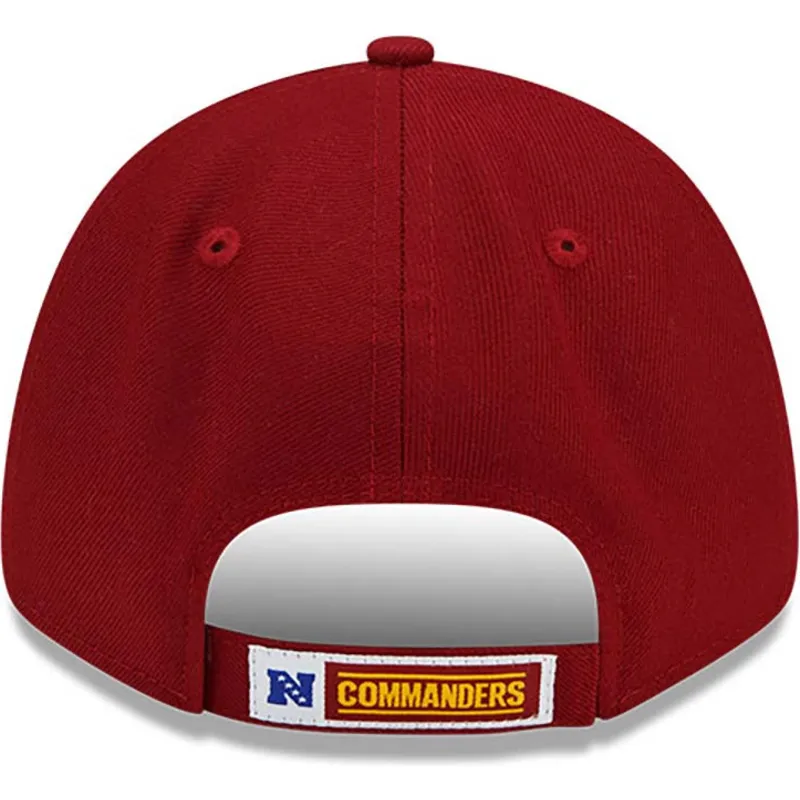 petten-gebogen-rood-verstelbaar-9forty-the-league-van-washington-commanders-nfl-van-new-era