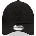 petten-gebogen-zwart-snapback-9forty-league-essential-van-new-york-yankees-mlb-van-new-era