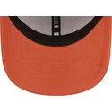 gorra-curva-naranja-ajustable-con-logo-beige-9forty-league-essential-de-new-york-yankees-mlb-de-new-era