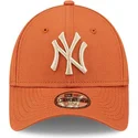 petten-gebogen-oranje-verstelbare-band-voor-kinderen-9forty-league-essential-van-new-york-yankees-mlb-van-new-era