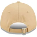petten-gebogen-beige-verstelbaar-voor-kinderen-9forty-league-essential-van-new-york-yankees-mlb-van-new-era