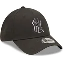 petten-gebogen-zwart-verstelbare-band-9forty-team-outline-van-new-york-yankees-mlb-van-new-era