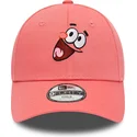 petten-gebogen-roze-verstelbare-band-voor-kinderen-9forty-van-patricio-estrella-bob-esponja-van-new-era