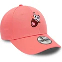petten-gebogen-roze-verstelbare-band-voor-kinderen-9forty-van-patricio-estrella-bob-esponja-van-new-era