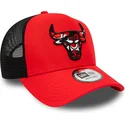 petten-gebogen-rood-snapback-a-frame-camo-infill-van-chicago-bulls-nba-van-new-era