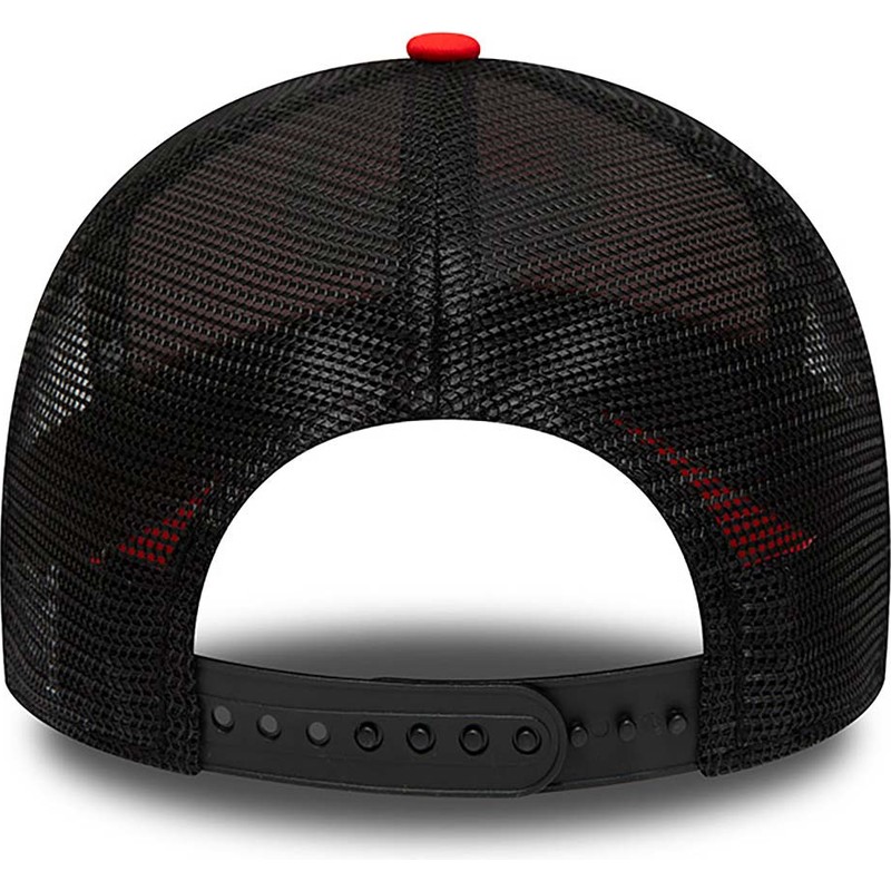 Casquette Trucker New Era Chicago Bulls - Dos En Mesh, Visière Incurvée, Réglable Snapback - 7